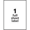 Avery Shipping Labels, TrueBlock, Inkjet/Laser Printer, 8.5x11, White, PK500 91201